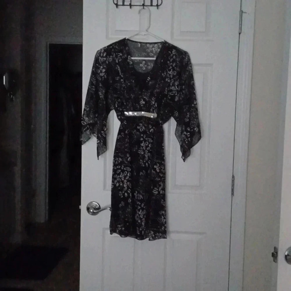 💙🏍MINI dress with ties in the back - Picture 6 of 12